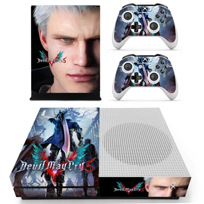 Devil May Cry 5 decal skin for Xbox one S Console and 2 Co.. Devil May Cry 5 decal skin for Xbox one S Console and 2 Co..