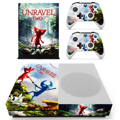Unravel Two decal skin for Xbox one S Console and 2 Contro.. Unravel Two decal skin for Xbox one S Console and 2 Contro..