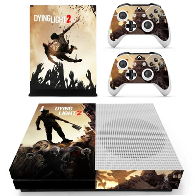 Dying Light 2 decal skin for Xbox one S Console and 2 Cont.. Dying Light 2 decal skin for Xbox one S Console and 2 Cont..