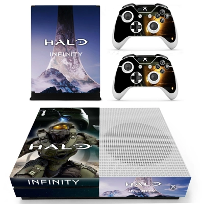 Halo 4 decal skin for Xbox one S Console and 2 Controllers Halo 4 decal skin for Xbox one S Console and 2 Controllers