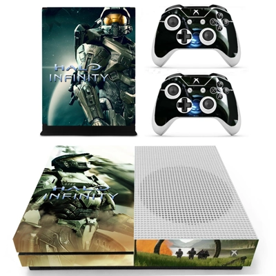 Halo 4 decal skin for Xbox one S Console and 2 Controllers Halo 4 decal skin for Xbox one S Console and 2 Controllers
