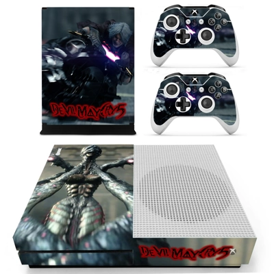 Devil May Cry 5 decal skin for Xbox one S Console and 2 Controllers