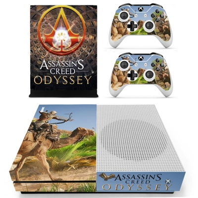 Assassin's Creed Odyssey decal skin for Xbox one S Console and 2 Controllers