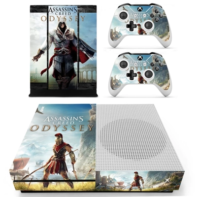 Assassin's Creed Odyssey decal skin for Xbox one S Console.. Assassin's Creed Odyssey decal skin for Xbox one S Console..