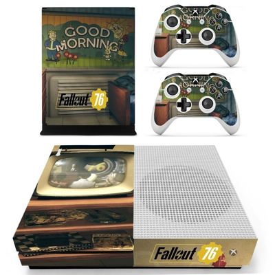 Fallout 76 decal skin for Xbox one S Console and 2 Control.. Fallout 76 decal skin for Xbox one S Console and 2 Control..