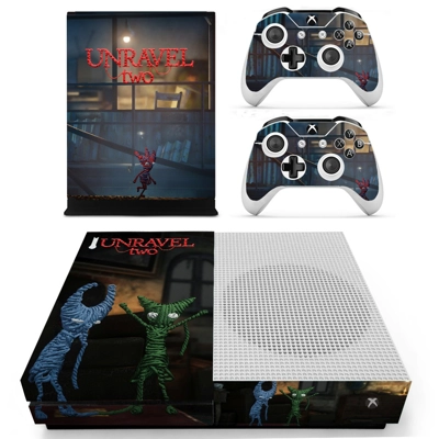 Unravel Two decal skin for Xbox one S Console and 2 Contro.. Unravel Two decal skin for Xbox one S Console and 2 Contro..