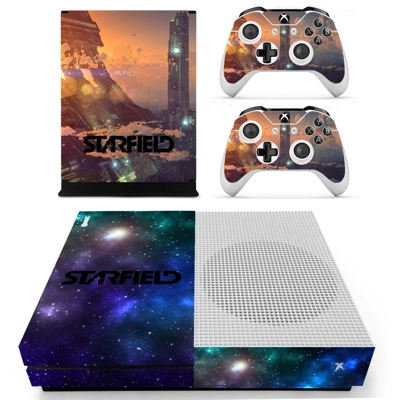 Starfield decal skin for Xbox one S Console and 2 Controll.. Starfield decal skin for Xbox one S Console and 2 Controll..