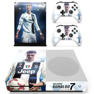 Cristiano Ronaldo decal skin for Xbox one S Console and 2 .. Cristiano Ronaldo decal skin for Xbox one S Console and 2 ..