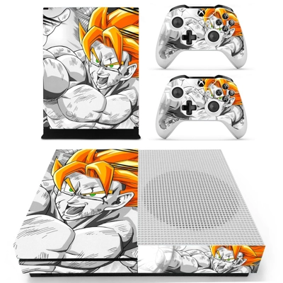 Dragon Ball Z decal skin for Xbox one S Console and 2 Cont.. Dragon Ball Z decal skin for Xbox one S Console and 2 Cont..