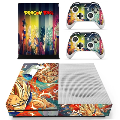 Dragon Ball Z decal skin for Xbox one S Console and 2 Cont.. Dragon Ball Z decal skin for Xbox one S Console and 2 Cont..