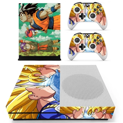 Dragon Ball Z decal skin for Xbox one S Console and 2 Cont.. Dragon Ball Z decal skin for Xbox one S Console and 2 Cont..