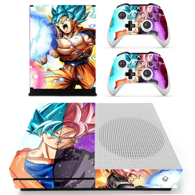 Dragon Ball Z decal skin for Xbox one S Console and 2 Cont.. Dragon Ball Z decal skin for Xbox one S Console and 2 Cont..