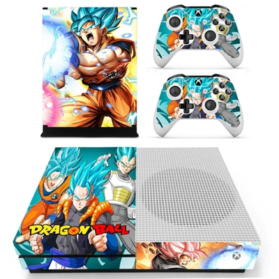 Dragon Ball Z decal skin for Xbox one S Console and 2 Cont.. Dragon Ball Z decal skin for Xbox one S Console and 2 Cont..