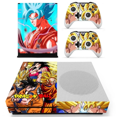 Dragon Ball Z decal skin for Xbox one S Console and 2 Cont.. Dragon Ball Z decal skin for Xbox one S Console and 2 Cont..