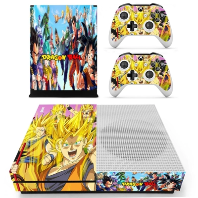 Dragon Ball Z decal skin for Xbox one S Console and 2 Cont.. Dragon Ball Z decal skin for Xbox one S Console and 2 Cont..