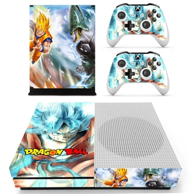 Dragon Ball Z decal skin for Xbox one S Console and 2 Cont.. Dragon Ball Z decal skin for Xbox one S Console and 2 Cont..