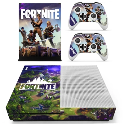 Fortnite decal skin for Xbox one S Console and 2 Controllers Fortnite decal skin for Xbox one S Console and 2 Controllers