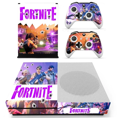 Fortnite decal skin for Xbox one S Console and 2 Controllers Fortnite decal skin for Xbox one S Console and 2 Controllers