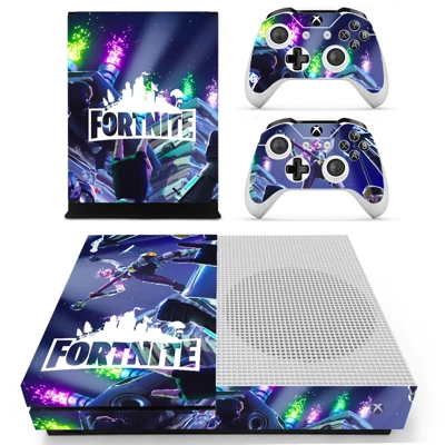 Fortnite decal skin for Xbox one S Console and 2 Controllers Fortnite decal skin for Xbox one S Console and 2 Controllers
