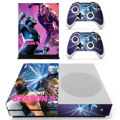 Fortnite decal skin for Xbox one S Console and 2 Controllers Fortnite decal skin for Xbox one S Console and 2 Controllers