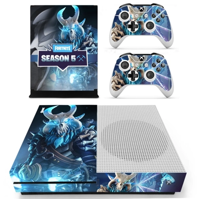 Fortnite decal skin for Xbox one S Console and 2 Controllers Fortnite decal skin for Xbox one S Console and 2 Controllers