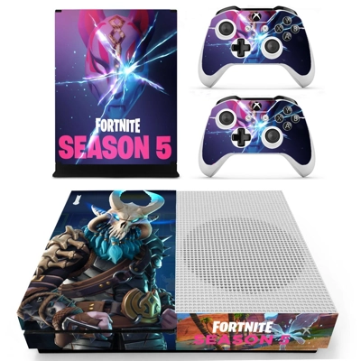 Fortnite decal skin for Xbox one S Console and 2 Controllers Fortnite decal skin for Xbox one S Console and 2 Controllers