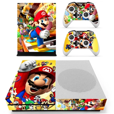 Super Mario Bros decal skin for Xbox one S Console and 2 C.. Super Mario Bros decal skin for Xbox one S Console and 2 C..