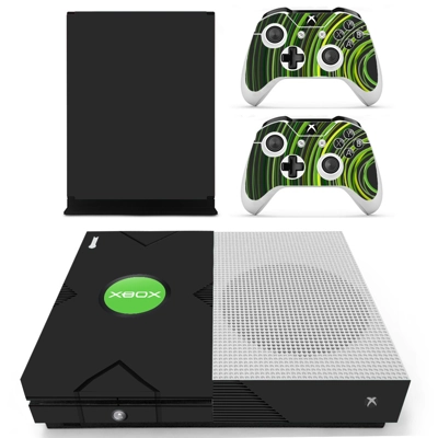 Classic board decal skin for Xbox one S Console and 2 Controllers