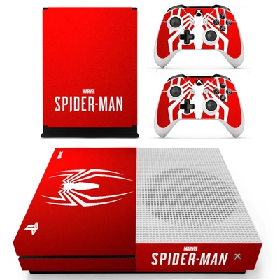Spider Man decal skin for Xbox one S Console and 2 Control.. Spider Man decal skin for Xbox one S Console and 2 Control..