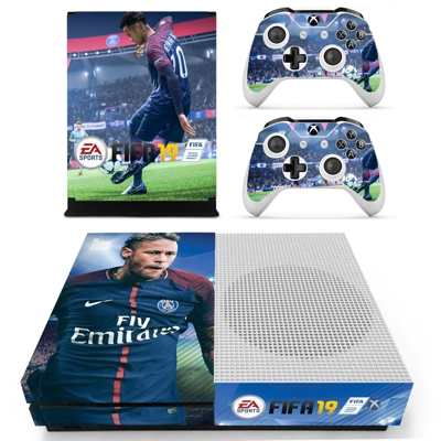 FIFA 19 decal skin for Xbox one S Console and 2 Controllers FIFA 19 decal skin for Xbox one S Console and 2 Controllers