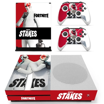 Fortnite decal skin for Xbox one S Console and 2 Controllers Fortnite decal skin for Xbox one S Console and 2 Controllers