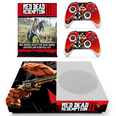 Red Dead Redemption 2 decal skin for Xbox one S Console an.. Red Dead Redemption 2 decal skin for Xbox one S Console an..