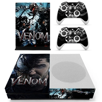 Venom decal skin for Xbox one S Console and 2 Controllers Venom decal skin for Xbox one S Console and 2 Controllers