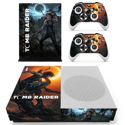 Shadow of the tomb raider decal skin for Xbox one S Consol.. Shadow of the tomb raider decal skin for Xbox one S Consol..