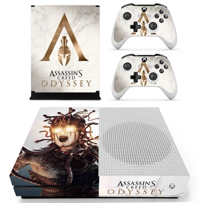 Assassins Creed Odyssey decal skin for Xbox one S Console .. Assassins Creed Odyssey decal skin for Xbox one S Console ..
