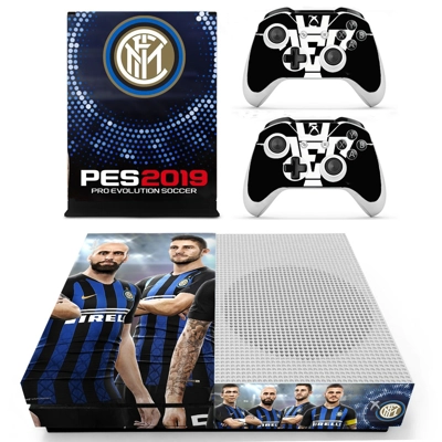 PES 2019 decal skin for Xbox one S Console and 2 Controllers PES 2019 decal skin for Xbox one S Console and 2 Controllers