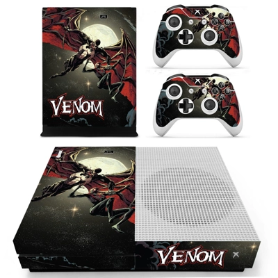 Venom decal skin for Xbox one S Console and 2 Controllers Venom decal skin for Xbox one S Console and 2 Controllers