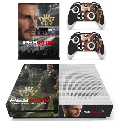 PES 2019 decal skin for Xbox one S Console and 2 Controllers PES 2019 decal skin for Xbox one S Console and 2 Controllers