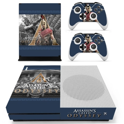 Assassins Creed Odyssey decal skin for Xbox one S Console .. Assassins Creed Odyssey decal skin for Xbox one S Console ..