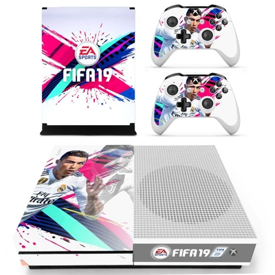 FIFA 19 decal skin for Xbox one S Console and 2 Controllers FIFA 19 decal skin for Xbox one S Console and 2 Controllers