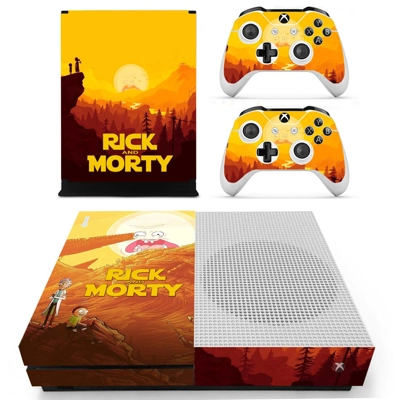 Rick and Morty decal skin for Xbox one S Console and 2 Con.. Rick and Morty decal skin for Xbox one S Console and 2 Con..