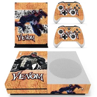 Venom decal skin for Xbox one S Console and 2 Controllers Venom decal skin for Xbox one S Console and 2 Controllers