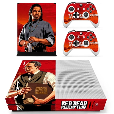 Red Dead Redemption 2 decal skin for Xbox one S Console and 2 Controllers