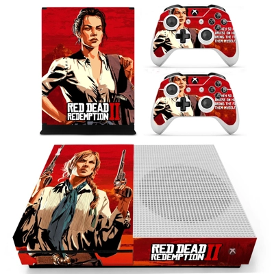 Red Dead Redemption 2 decal skin for Xbox one S Console and 2 Controllers