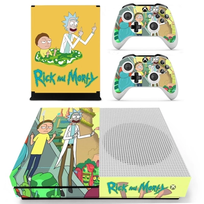 Rick and Morty decal skin for Xbox one S Console and 2 Con.. Rick and Morty decal skin for Xbox one S Console and 2 Con..
