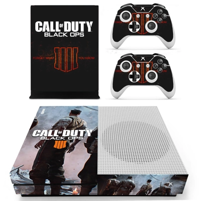 Call of Duty Black ops 4 decal skin for Xbox one S Console.. Call of Duty Black ops 4 decal skin for Xbox one S Console..