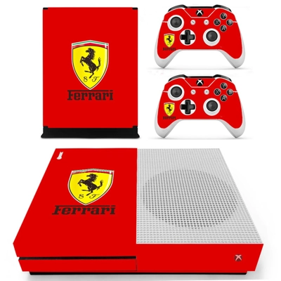 Ferrari decal skin for Xbox one S Console and 2 Controllers Ferrari decal skin for Xbox one S Console and 2 Controllers