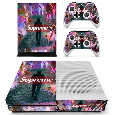 Supreme decal skin for Xbox one S Console and 2 Controllers Supreme decal skin for Xbox one S Console and 2 Controllers