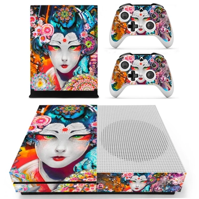 Floral girl decal skin for Xbox one S Console and 2 Contro.. Floral girl decal skin for Xbox one S Console and 2 Contro..
