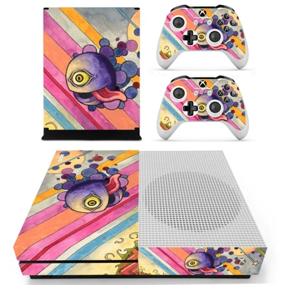 Trippy paintings decal skin for Xbox one S Console and 2 C.. Trippy paintings decal skin for Xbox one S Console and 2 C..
